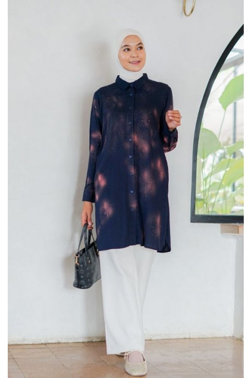 Tasya Tunik Galaxy Navy